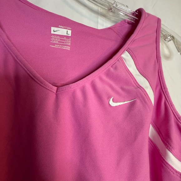 Nike Women's Fit Dry Tank Top Soze Large | Women’s Pink Tank Top Large - Picture 3 of 10